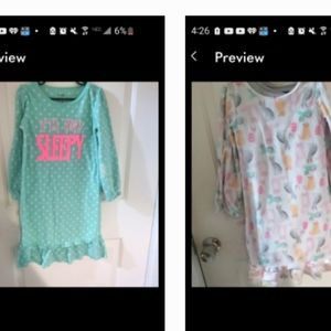 Carter's pijamas 4 T girl